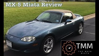 Car Review 2005 NB Mazda Miata MX5 LS [upl. by Ieppet]