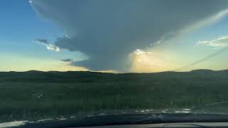 Live Storm Chaser Tornado and Hail Threat In Nebraska [upl. by Artenak]