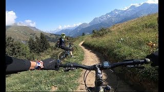 Piste DH Contamines Montjoie 2018 Filmé par Noé [upl. by Aprile]