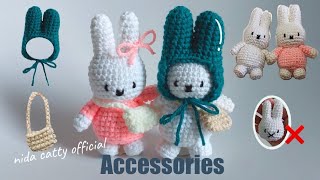 hat amp bag miffy crochet 🐰✨️👜🎩 [upl. by Assedo]