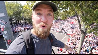 I went to VfB Stuttgarts FIRST HOME GAME and Karawane full day vlog Bad Cannstatt Germany [upl. by Feodor]