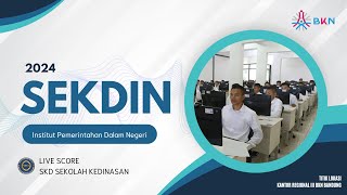 LIVE SCORE SKD SEKDIN IPDN 2024  TILOK KANREG 3 BKN BANDUNG  Minggu 21072024 Sesi 4 [upl. by Iidnarb]