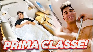 HO FATTO LA DOCCIA SULL AEREO PIU GRANDE AL MONDO FIRST CLASS SUITE EMIRATES [upl. by Aloysius]