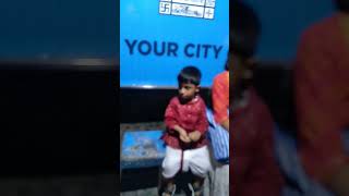 waiting for bus at kankurgachi bus standcutebaby wait bus shortvideo aaikatan [upl. by Butterfield]