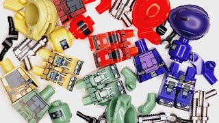 LEGO GUNDAM ZAKU MOBILE SUITS MINIFIGURES UNOFFICIAL LEGO [upl. by Courtenay]