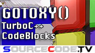 ฟังก์ชั่น gotoxy บน TurboC และเขียนเพิ่มสำหรับ CodeBlocks [upl. by Yesmar]