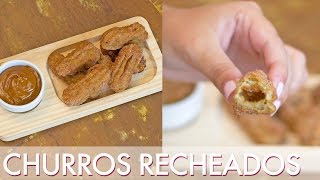 Como fazer Churros recheados antes de fritar  Segredinhos 140 [upl. by Giovanni609]