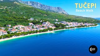 Tucepi Croatia 4K  Makarska Riviera Walking Tour 2024 [upl. by Akimik589]