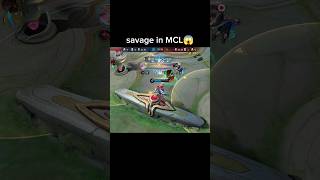 savage in MCL 😱shorts mlbb mobilelegends [upl. by Maddock640]