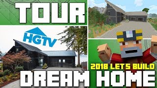 Minecraft Xbox One HGTV Dream Home 2018 Tour [upl. by Lerrehs]