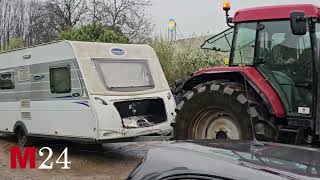 Lo sgombero del Campo Sinti di Gallarate [upl. by Hebner187]