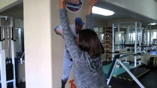 arms slide up wall shoulder therapy exercise [upl. by Denise]