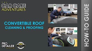 Porsche Boxster Convertible Roof Clean and Protect [upl. by Opiak110]