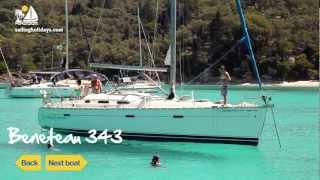 Sailing Holidays  Beneteau 343  Flotilla Sailing [upl. by Byrn]