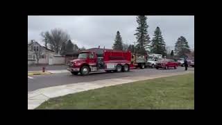 Rhinelander Assistant Fire Chief laid to rest Thursday [upl. by Benn641]