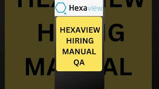 Testing Jobs shorts Hiring Manual QA shorts [upl. by Nahta]