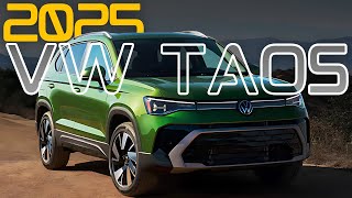 AllNew 2025 Volkswagen Taos Features Specs and First Impressions [upl. by Nylirahs589]