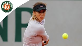 Tsvetana Pironkova v Agnieszka Radwanska Highlights  Womens Round 4 2016  Roland Garros [upl. by Mellisent]