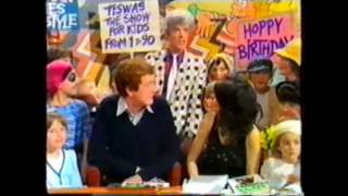 Tiswas  Steve Davis first 147 and gets custardpied [upl. by Luar]