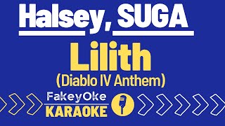 Halsey SUGA  Lilith Diablo IV Anthem Karaoke [upl. by Yelak916]