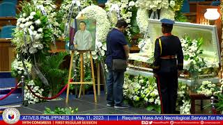 Requiem Mass And Necrological Service For the Late HON CARLOS M PADILLA [upl. by Henryetta]