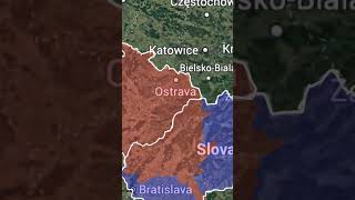 Czechia VS Slovakia in google earth fan made war [upl. by Elatnahc]