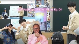 TXT Soobin on Faves Faves Ep1 Reaction [upl. by Ilek]