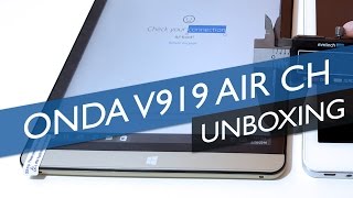 Onda v919 Air CH Unboxing amp Hands On [upl. by Attayek]