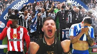 NEWCASTLE CHAMPIONS SUNDERLAND RELEGATED BRIGHTON BOTTLE THE TITLE [upl. by Tnek]