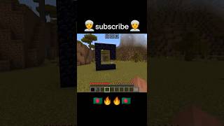 Minecraft in nether portalshorts minecraft [upl. by Adda]