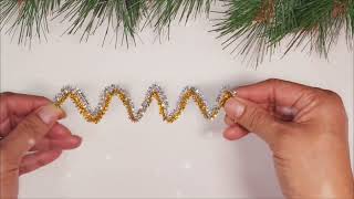 Pipe Cleaner Christmas Ornaments Five DIY🎄✨ [upl. by Airb289]