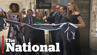 Saks Opens First Store in Canada [upl. by Certie]