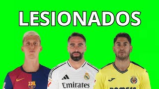 Jugadores LESIONADOS para la Jornada 10 de LaLiga  ¡Actualización para Fantasy Biwenger y Comunio [upl. by Amsirak51]