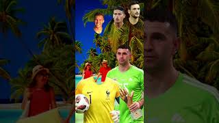 Emiliano Martínez amp Hugo Lloris head match funny video martinez hugo shortsfeed sports shorts [upl. by Moriyama21]