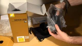 Nikon 70300 f45 56 VR Unboxing [upl. by Kellina]