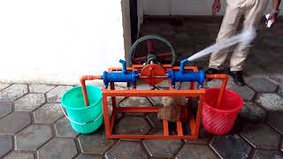 Dual side water pumping using scotch yoke mechanism [upl. by Icul]