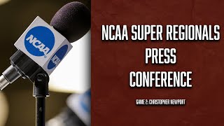 NCAA Super Regionals Day 2 Christopher Newport Press Conference [upl. by Bremser440]