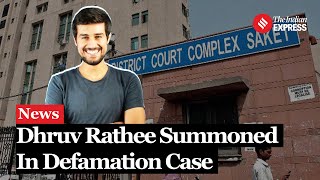 Delhi Court Issues Summons to Dhruv Rathee in Defamation Case Filed by BJP Leader [upl. by Nairadas]