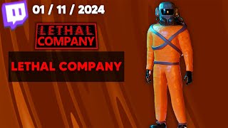 LETHAL COMPANY  Ft twiks PogchaMC  01  11  2024 [upl. by Nylauqcaj]