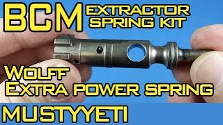 AR Pistol Fix BCM Extractor KitWolff Hammer Spring  MustyYeti [upl. by Nej]