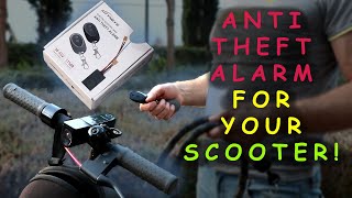 Anti Theft Alarm for Electric Scooter  Xiaomi  MI [upl. by Nadnal]