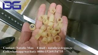 Ring shape wheat pellets extruder machine snack pellets production line [upl. by Yttap176]