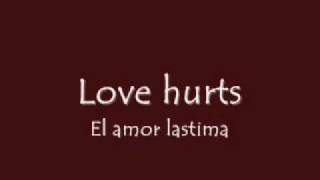 Nazareth  Love hurts Lyrics  TRADUCIDA AL ESPAÑOL [upl. by Alabaster615]