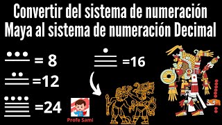 SISTEMA DE NUMERACIÓN VIGESIMAL CONVERCIONES DE NUMEROS MAYAS AL SISTEMA DE NUMERACION DECIMAL [upl. by Werda549]