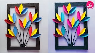 DIY Wall Hanging  Flower Wall Hanging Handmade Paper Wall Hanging  Easy Craft [upl. by Hare]