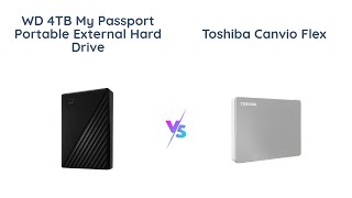 WD vs Toshiba Best Portable External Hard Drive [upl. by Zetrac]