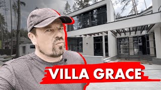 Проект дома Villa Grace  обзор фасадов и ландшафта [upl. by Salem769]