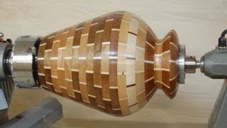 Woodturning Project  How to Turn a Segmented Vase  Designs in Wood [upl. by Inohs]