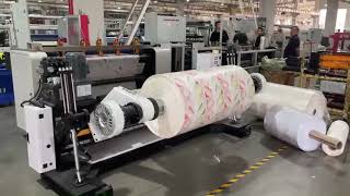 sheeter for sandwich wrapping paper hight speedcuttingmachine wrappingpaper sheeter mcdonald [upl. by Tegdig]