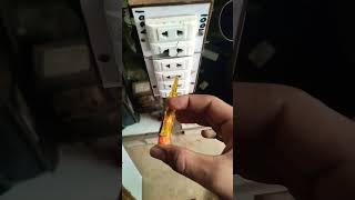 light tester pen bijli tester pen science electrical experiment electricity [upl. by Glavin]